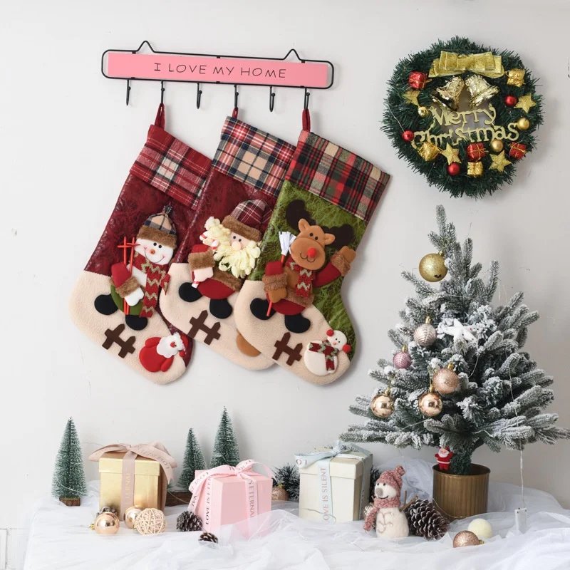 1/3PCS Christmas Stockings 18 1/3PCS Christmas Stockings 18