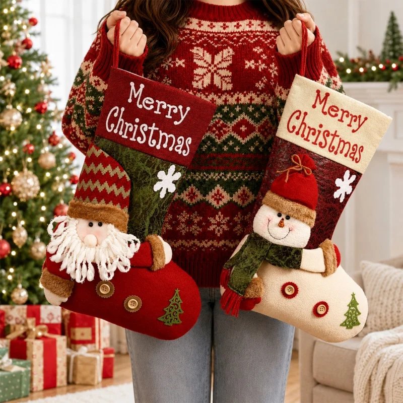 1/3PCS Christmas Stockings 18 1/3PCS Christmas Stockings 18