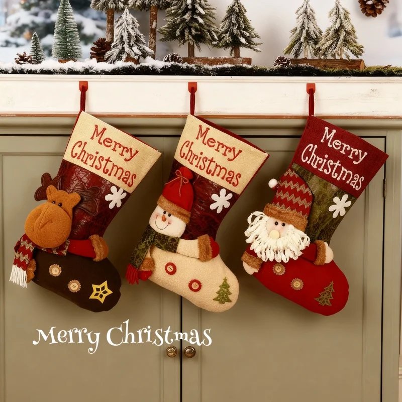 1/3PCS Christmas Stockings 18 1/3PCS Christmas Stockings 18