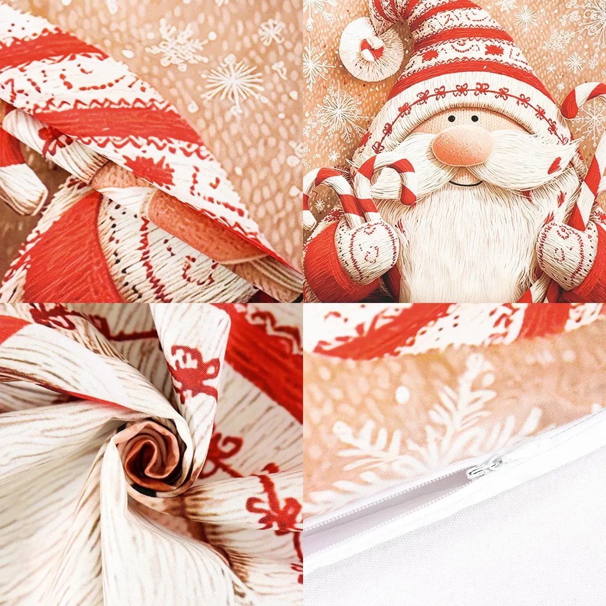 1/4pcs Christmas Throw Pillow Covers Gnome Gingerbread Man Cushion Covers Christmas Decoration for Home Sofa Living Room 2026 1/4pcs Christmas Throw Pillow Covers Gnome Gingerbread Man Cushion Covers Christmas Decoration for Home Sofa Living Room 2026