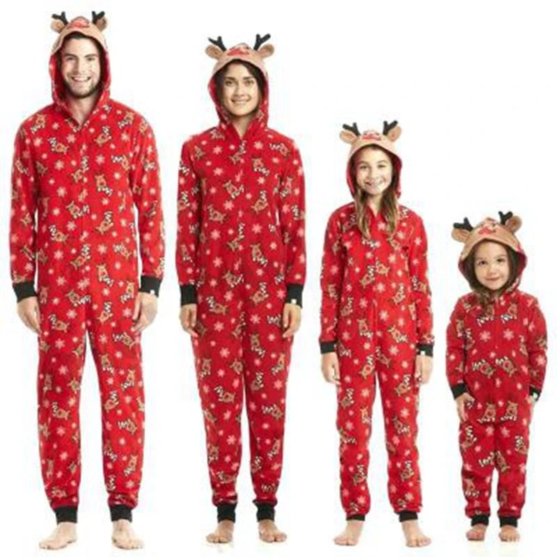 Christmas Family Matching Onesie Elk Print Cute Soft Jumpsuit Mom Dad Kids Clothing Sets Hooded Zipper Overall Xmas Look Pyjamas Christmas Family Matching Onesie Elk Print Cute Soft Jumpsuit Mom Dad Kids Clothing Sets Hooded Zipper Overall Xmas Look Pyjamas