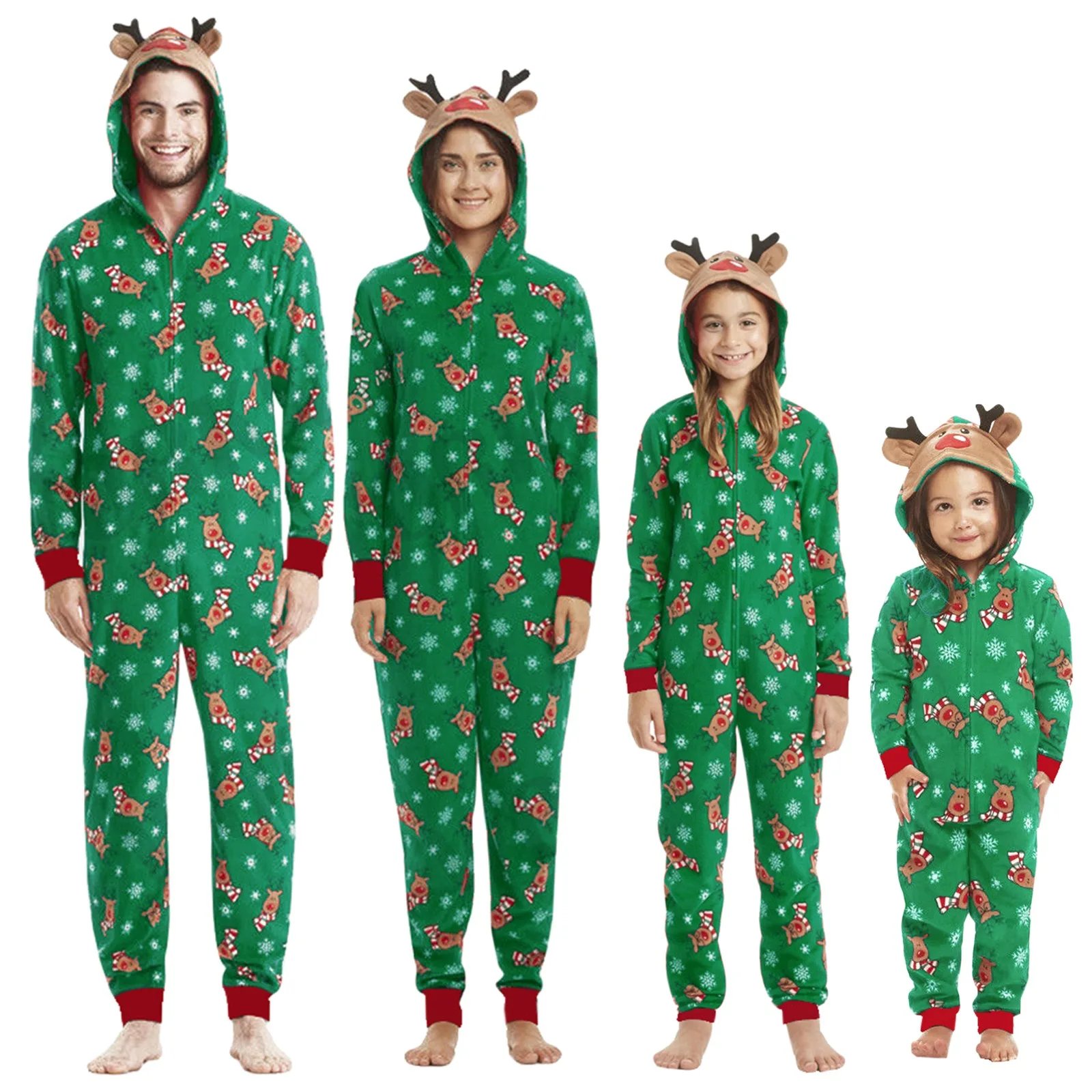Christmas Family Matching Onesie Elk Print Cute Soft Jumpsuit Mom Dad Kids Clothing Sets Hooded Zipper Overall Xmas Look Pyjamas Christmas Family Matching Onesie Elk Print Cute Soft Jumpsuit Mom Dad Kids Clothing Sets Hooded Zipper Overall Xmas Look Pyjamas