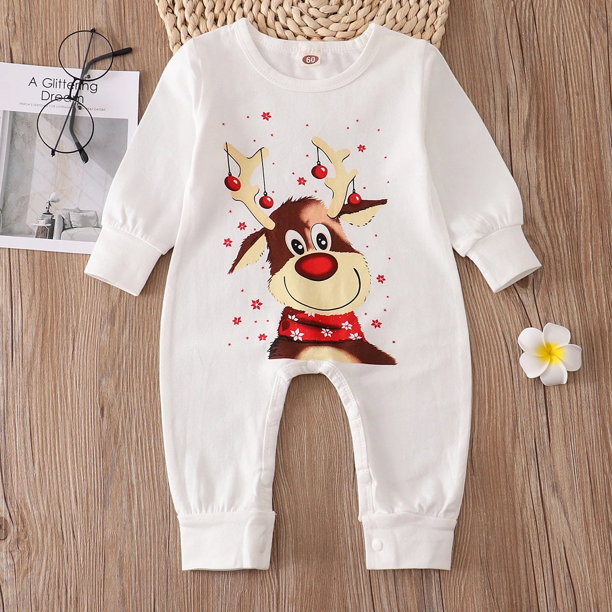 Family Matching Christmas Pajamas Sets Mother And Kids Pyjamas Deer Print Tops+Pants Xmas Sleepwear Baby Romper Pet Dog Clothes Family Matching Christmas Pajamas Sets Mother And Kids Pyjamas Deer Print Tops+Pants Xmas Sleepwear Baby Romper Pet Dog Clothes