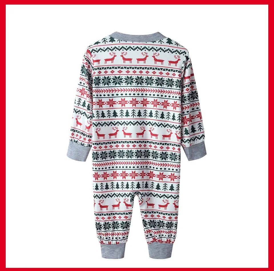 2023 Christmas Family Matching Pajamas New Year Xmas Father Mother Kids Baby Clothes Set Dad Mom And Daughter Son Pyjamas Outfit