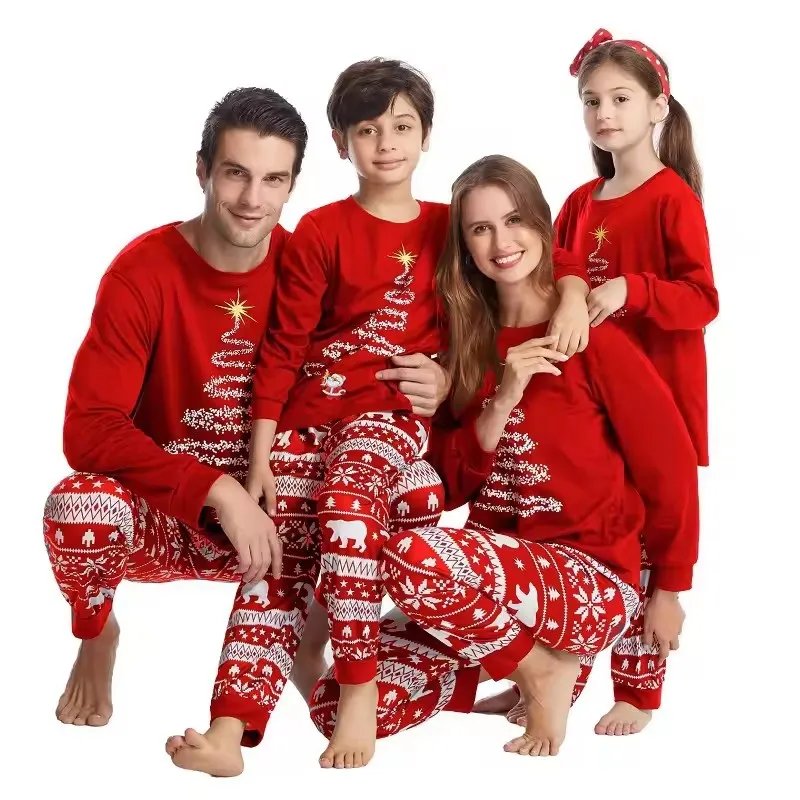 2025 New Family Christmas Pajamas Mom Dad Kids Matching Clothing Set Baby Romper Pjs Soft Loose 2 Pieces Suit Homewear Xmas Look 2025 New Family Christmas Pajamas Mom Dad Kids Matching Clothing Set Baby Romper Pjs Soft Loose 2 Pieces Suit Homewear Xmas Look