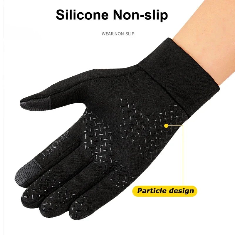 Winter Warm Gloves Touch Screen Windproof Non Slip Cold-proof Cycling Gloves Outdoor Men's Women's Running Hiking Skiing Gloves Winter Warm Gloves Touch Screen Windproof Non Slip Cold-proof Cycling Gloves Outdoor Men's Women's Running Hiking Skiing Gloves