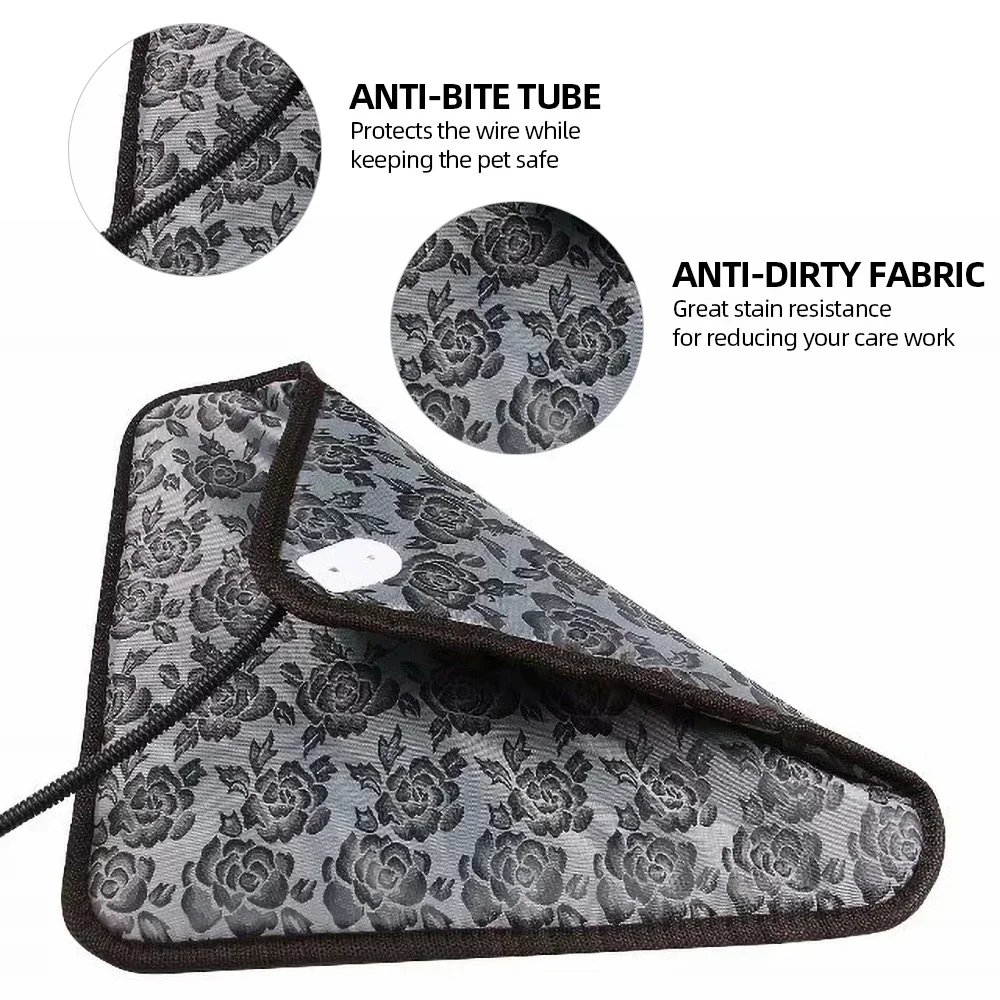 Winter Pet Heating Blanket Waterproof Wearable Wear Resistant Temperature Warm Cat Dog Mattress Indoor Heating Pad Pet Supplies