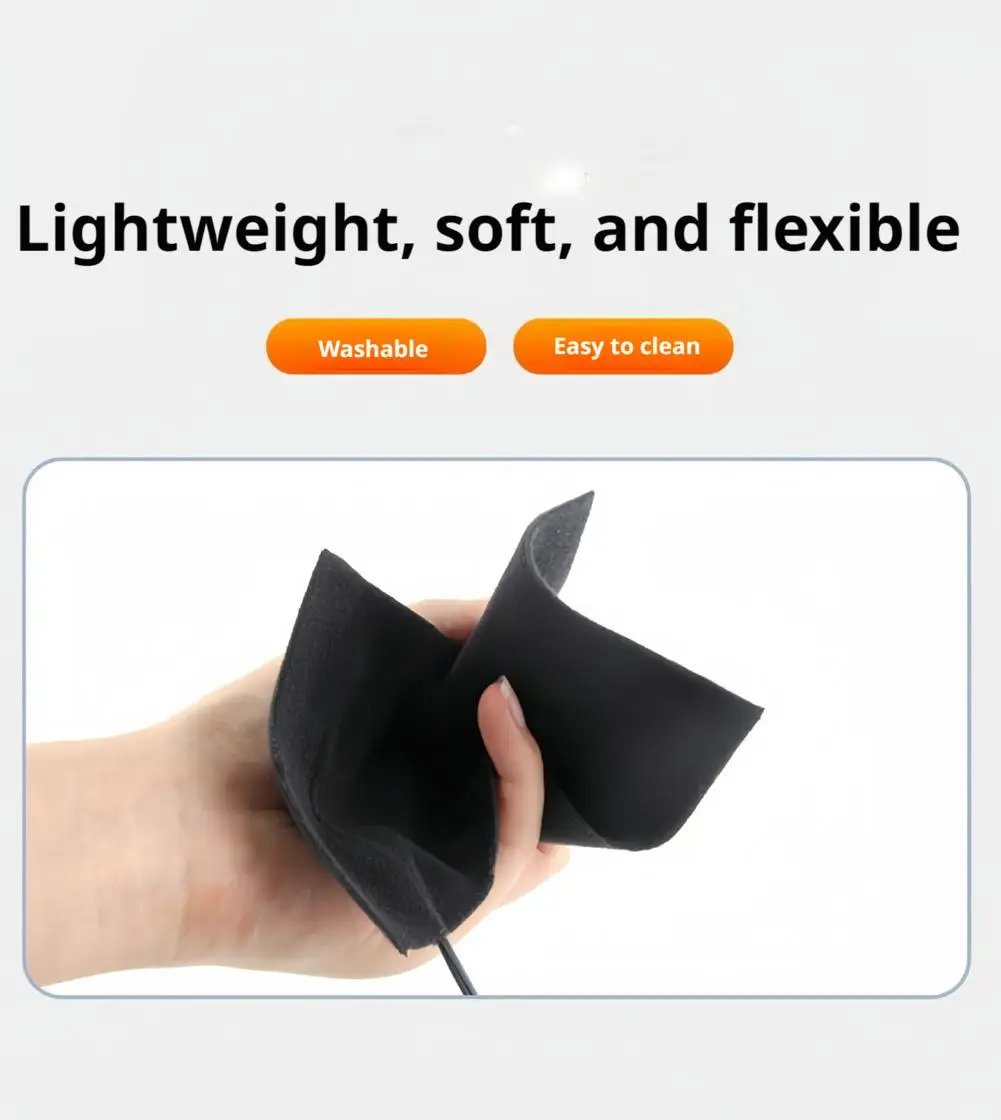 USB Pet Heating Pad Waterproof Constant 45°C Warm Mat 1m Power Cord Foldable Machine Washable Cat Dog Winter Warm Bed Mat