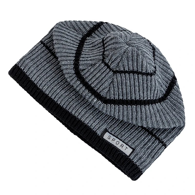 Unisex New Designer Winter Hats Cap Plush Fur Lined Streetwear Warm Beanies For Man Woman Casual Winter Ski Knitted Hats
