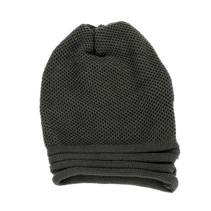 Winter Baggy Slouchy Beanie Hat Wool Knitted Warm Cap for Men Women Beanie Oversized Winter Hat for Skiing Cappello Uomo