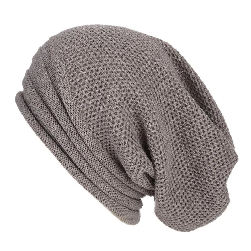 Winter Baggy Slouchy Beanie Hat Wool Knitted Warm Cap for Men Women Beanie Oversized Winter Hat for Skiing Cappello Uomo