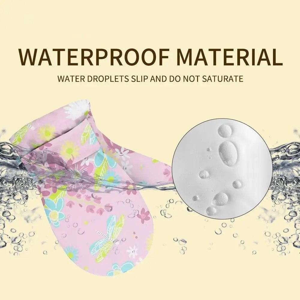 Cute Floral Waterproof Mittens Anti‑Lost Clip Fleece Lined Snow Mittens 2-6Years Winter Gloves Cute Floral Waterproof Mittens Anti‑Lost Clip Fleece Lined Snow Mittens 2-6Years Winter Gloves