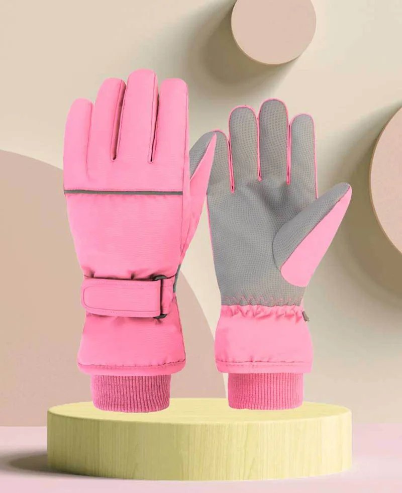 2025 Children Ski Gloves Keep Finger Warm Waterproof Thicken Mittens Winter Snowboard Snow Kids Gloves for Boys Girl Accessories 2025 Children Ski Gloves Keep Finger Warm Waterproof Thicken Mittens Winter Snowboard Snow Kids Gloves for Boys Girl Accessories