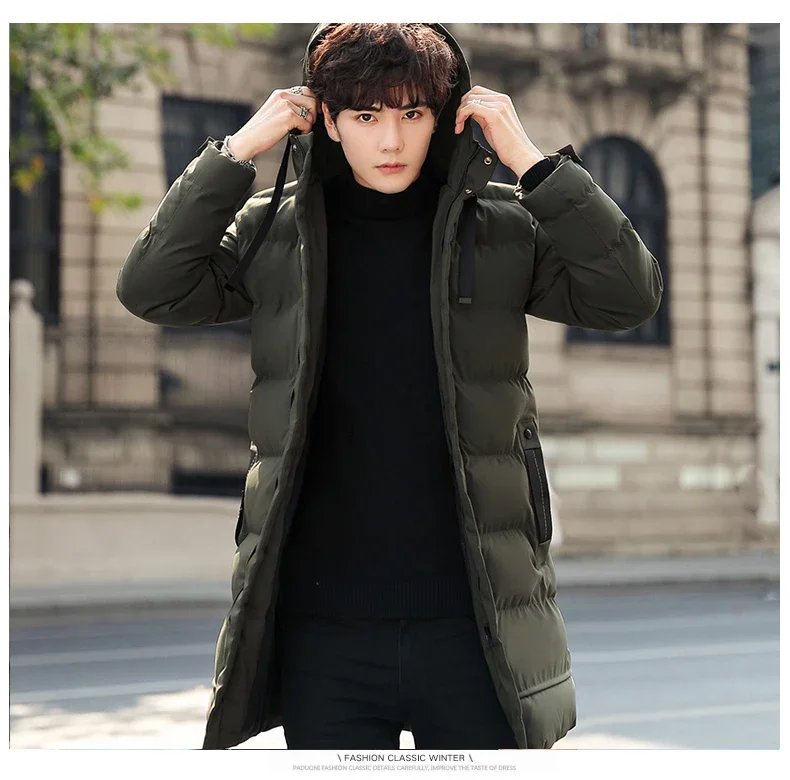 Men Winter Jackets Men's Winter Coat Long Puffer Jacket Waterproof Ski Parka Thicken Insulated Outerwear with Removable Hood Men Winter Jackets Men's Winter Coat Long Puffer Jacket Waterproof Ski Parka Thicken Insulated Outerwear with Removable Hood