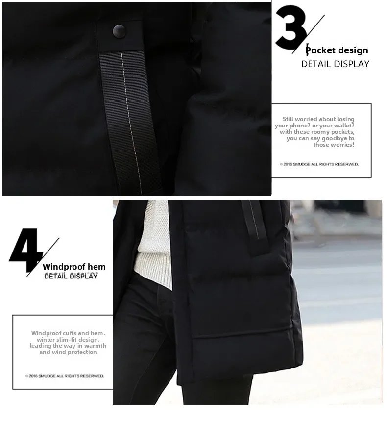 Men Winter Jackets Men's Winter Coat Long Puffer Jacket Waterproof Ski Parka Thicken Insulated Outerwear with Removable Hood Men Winter Jackets Men's Winter Coat Long Puffer Jacket Waterproof Ski Parka Thicken Insulated Outerwear with Removable Hood
