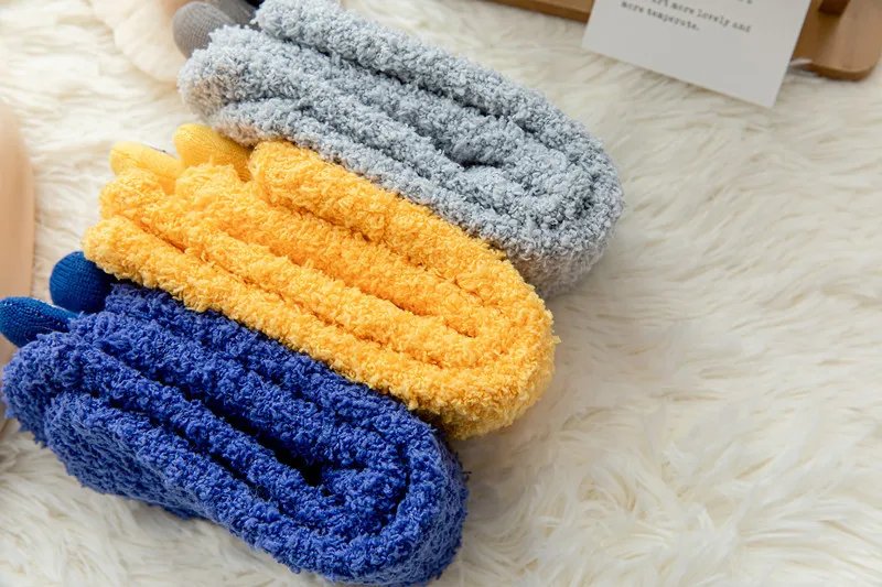 Women's Winter Warm Plush Socks Funny 3D Eyes Monster Cartoon Socks Coral Velvet Non-slip Floor Socks Kawaii Sleeping Socks Gift Women's Winter Warm Plush Socks Funny 3D Eyes Monster Cartoon Socks Coral Velvet Non-slip Floor Socks Kawaii Sleeping Socks Gift