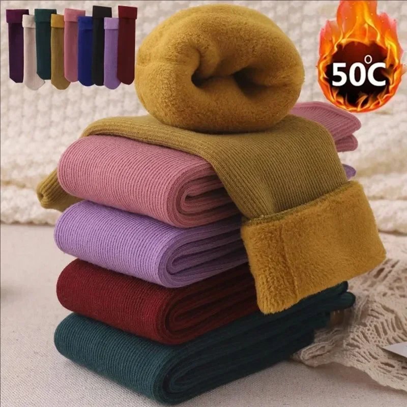 Cozy Imitation Cashmere Thermal Floor Socks Mid Calf Length Thickened Warm Socks Soft Home Sleeping Socks for Autumn Winter Cozy Imitation Cashmere Thermal Floor Socks Mid Calf Length Thickened Warm Socks Soft Home Sleeping Socks for Autumn Winter