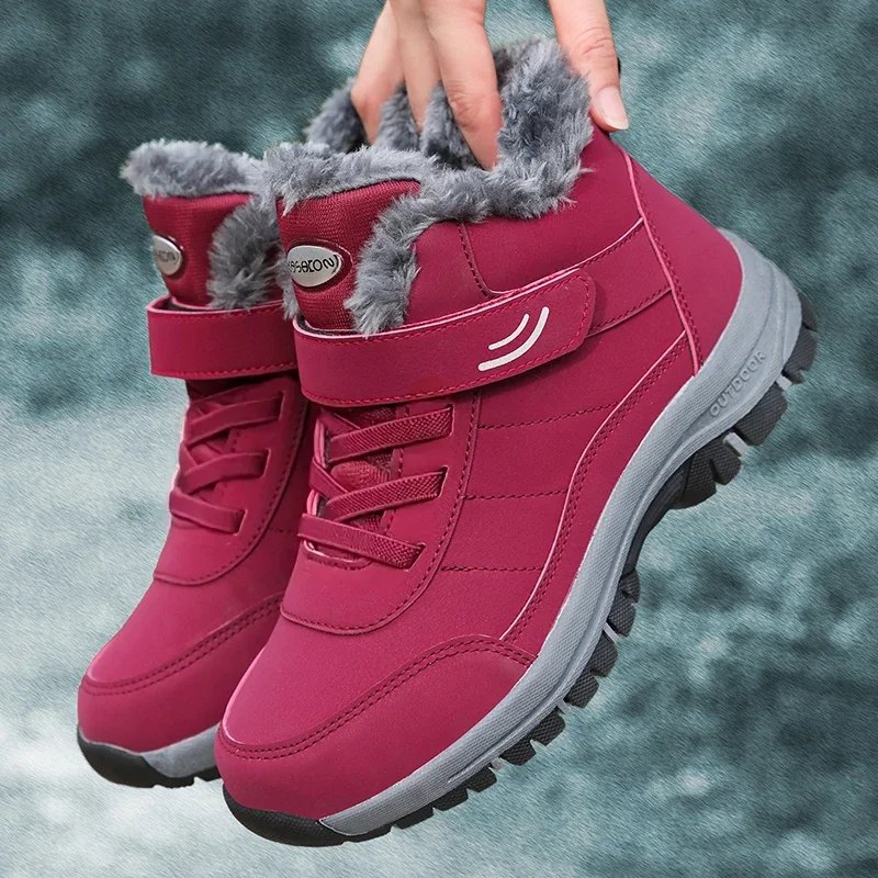 Snow Boots for Women Casual Winter Shoes Platform Non-slip Warm Fur Ankle Boots Plush Combat Outdoor Hiking Motorcycle Boots Snow Boots for Women Casual Winter Shoes Platform Non-slip Warm Fur Ankle Boots Plush Combat Outdoor Hiking Motorcycle Boots