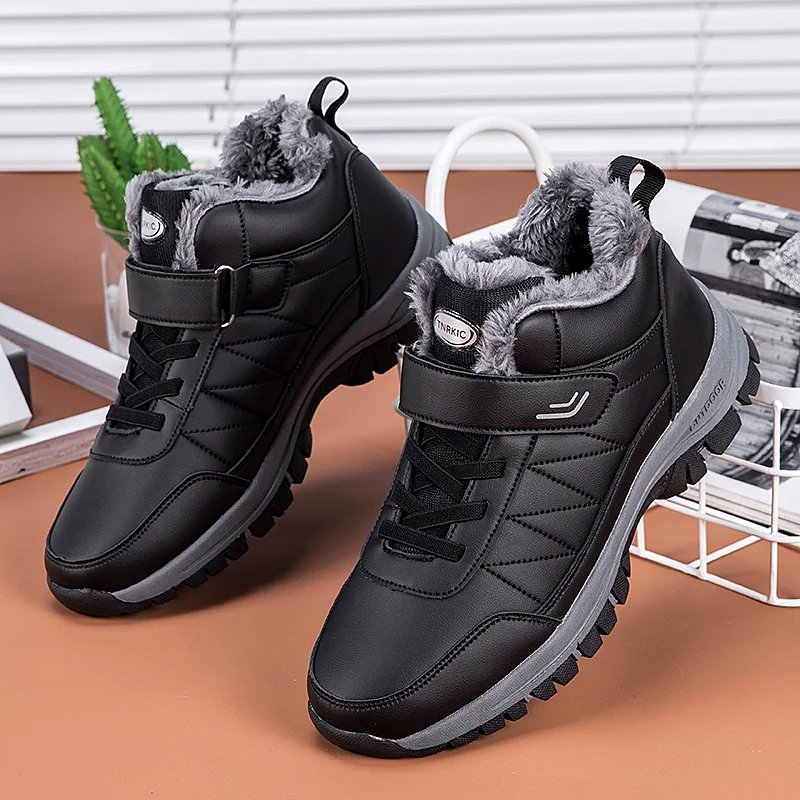 Winter Men Boots Microfiber Leather Snow Boots Man Plush Warm Causal Shoes Waterproof Men Boots Male Sneakers Winter Ankle Boots Winter Men Boots Microfiber Leather Snow Boots Man Plush Warm Causal Shoes Waterproof Men Boots Male Sneakers Winter Ankle Boots