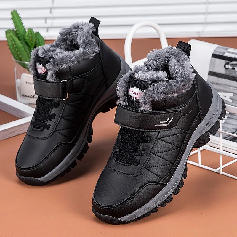 Winter Men Boots Microfiber Leather Snow Boots Man Plush Warm Causal Shoes Waterproof Men Boots Male Sneakers Winter Ankle Boots Winter Men Boots Microfiber Leather Snow Boots Man Plush Warm Causal Shoes Waterproof Men Boots Male Sneakers Winter Ankle Boots
