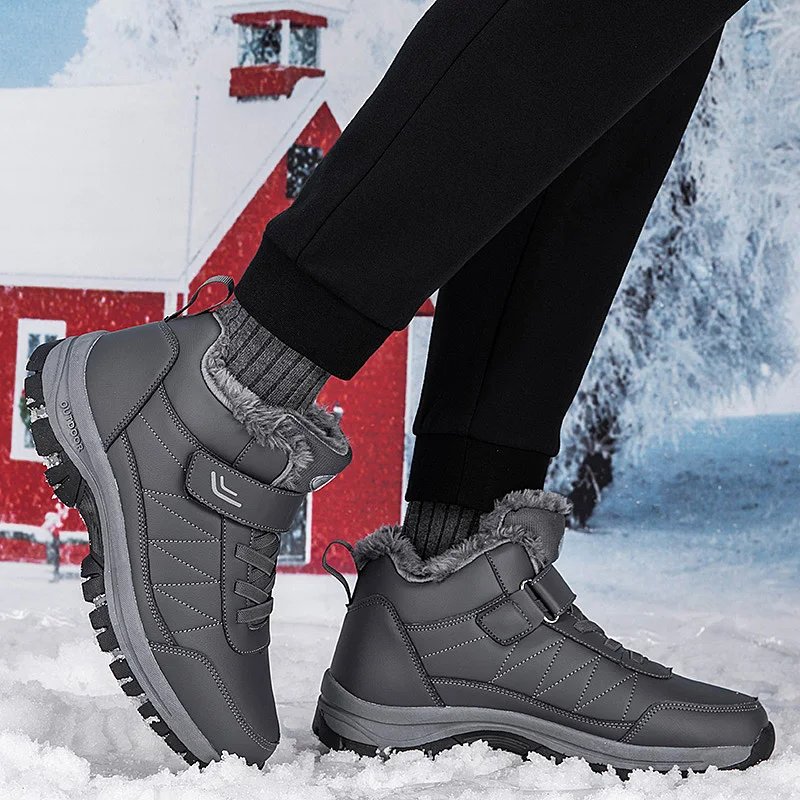 Winter Men Boots Microfiber Leather Snow Boots Man Plush Warm Causal Shoes Waterproof Men Boots Male Sneakers Winter Ankle Boots Winter Men Boots Microfiber Leather Snow Boots Man Plush Warm Causal Shoes Waterproof Men Boots Male Sneakers Winter Ankle Boots