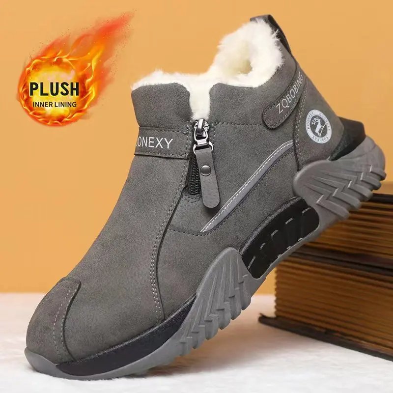 Men's snow boots, suitable for winter wear, comfortable inside, warm and easy to wear, simple style, fashionable men's shoes Men's snow boots, suitable for winter wear, comfortable inside, warm and easy to wear, simple style, fashionable men's shoes