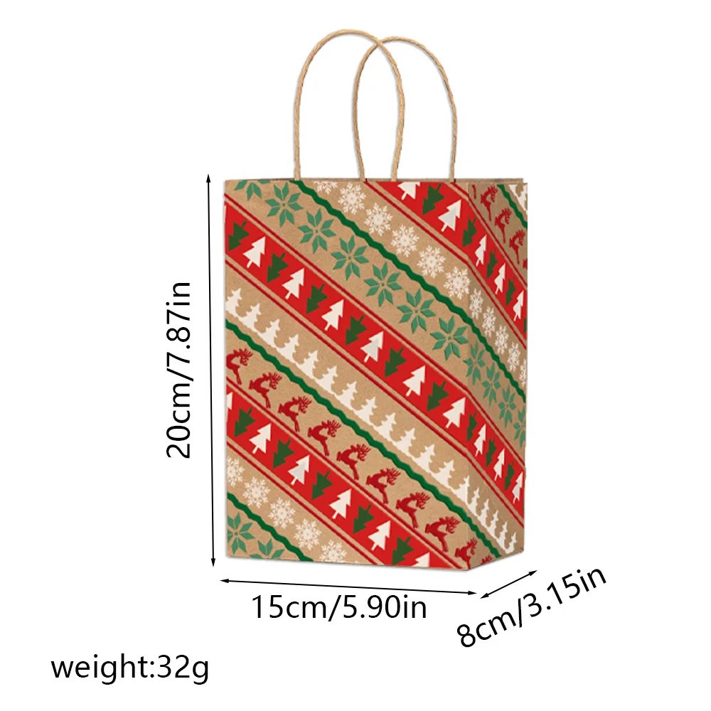 12Pcs Christmas Kraft Paper Gift Bags, 6 Designs Xmas Holiday Treat Bags,for Gift Wrapping, Candy & Cookie Packaging 12Pcs Christmas Kraft Paper Gift Bags, 6 Designs Xmas Holiday Treat Bags,for Gift Wrapping, Candy & Cookie Packaging