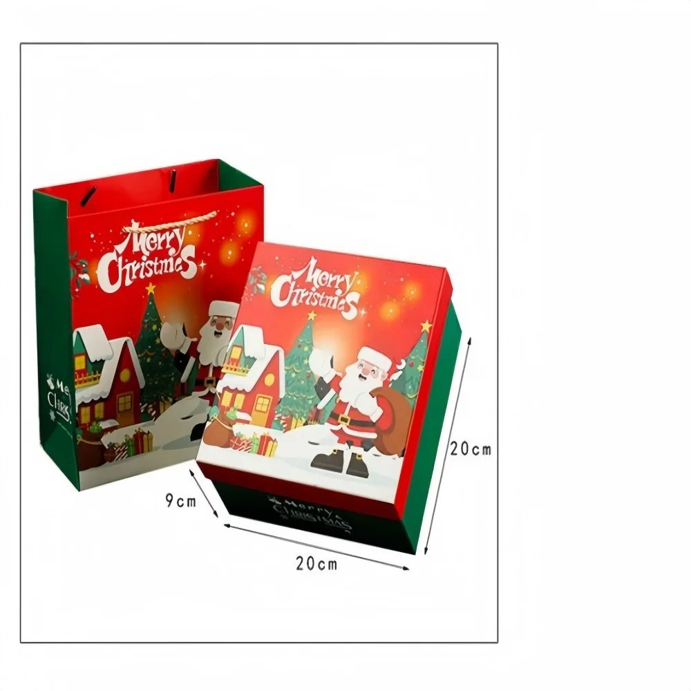 Christmas Eve Gift Kit, Ceramic Cup,Decorative Bouquet, Warm Xmas Socks, Gift Box and Gift Bag, Party & Carnival Holiday Present