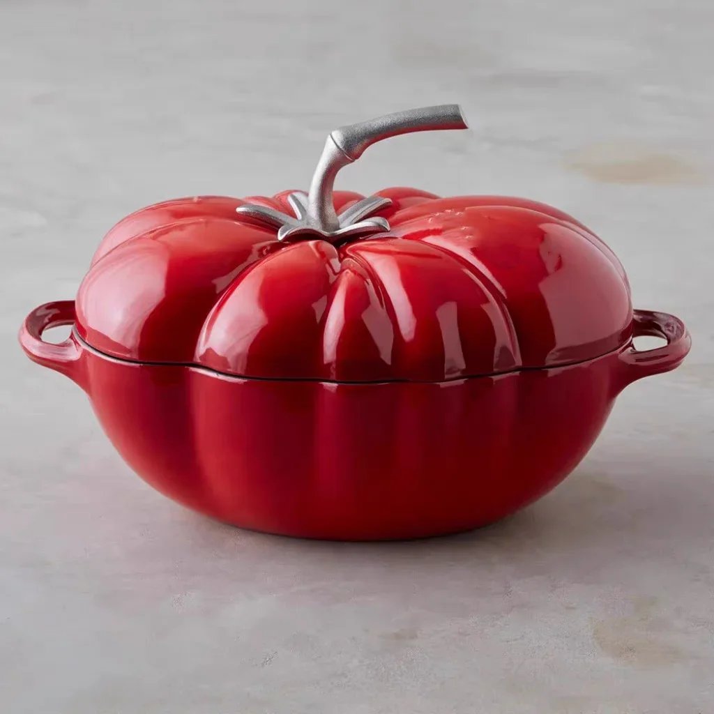 Enameled Cast Iron Stew Pot Flat Bottom Non Coated Cooking Pan for Home Restaurant Kitchen Use Enameled Cast Iron Stew Pot Flat Bottom Non Coated Cooking Pan for Home Restaurant Kitchen Use