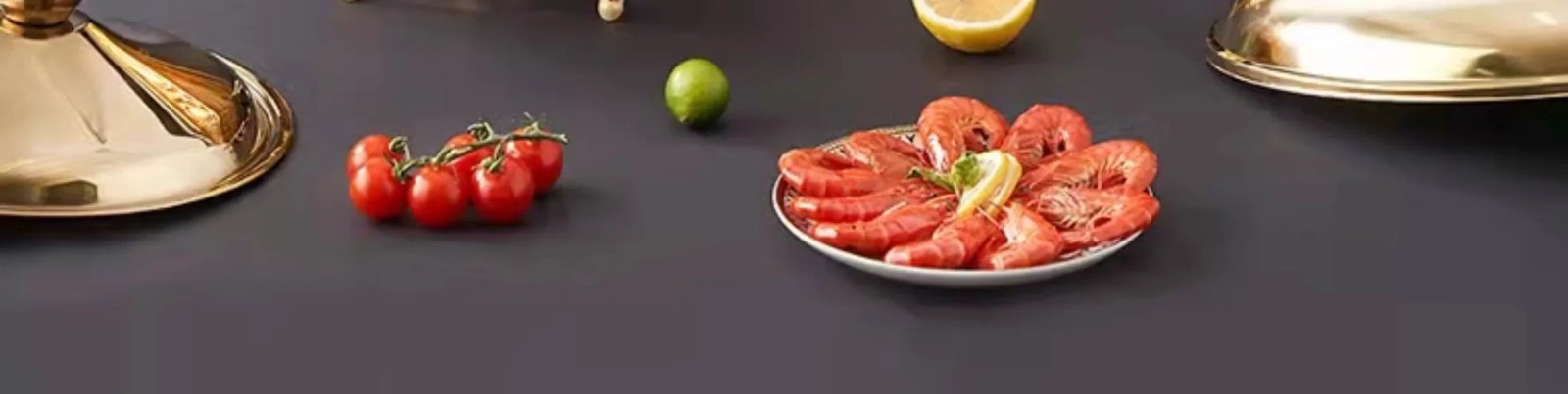 Luxury Golden Oval Food Warmer Stainless Steel Chafing Dish with Glass Lid for Hotel Wedding Buffet Server And Hot Pot